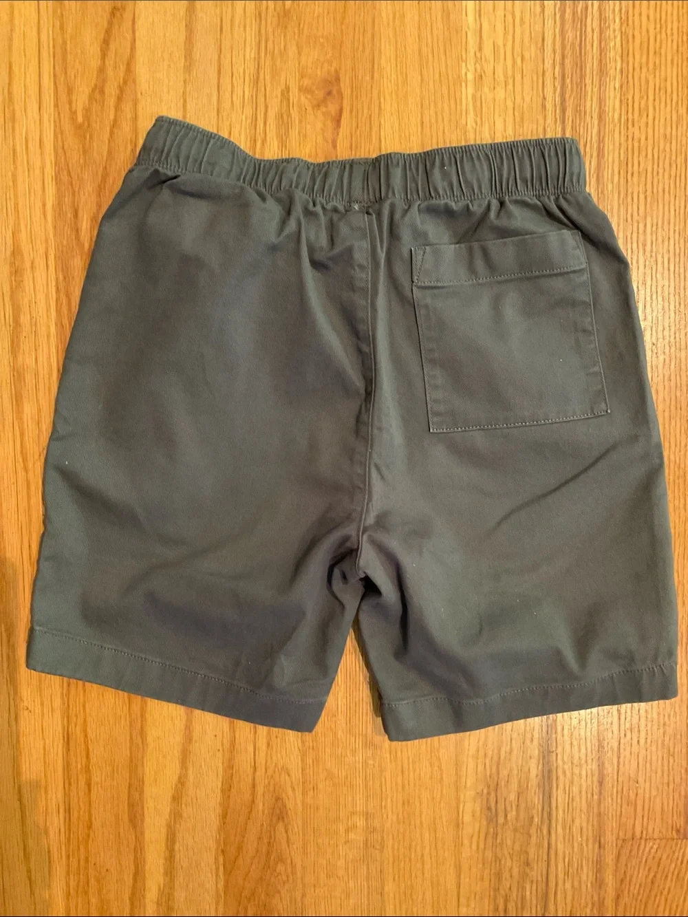 Crewcuts Boys Gray Chino Casual Shorts with Drawstring